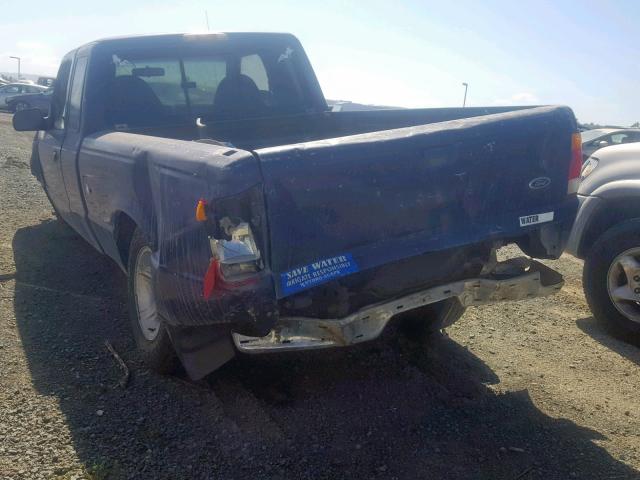 1FTYR14U4WPA88059 - 1998 FORD RANGER SUP BLUE photo 3