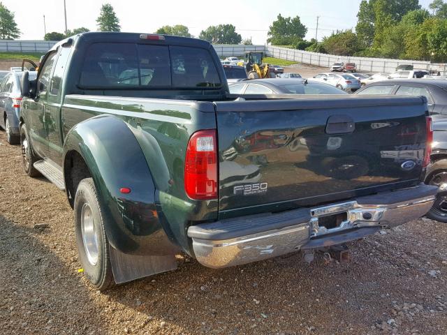 1FTWX32F7XED17845 - 1999 FORD F350 SUPER GREEN photo 3