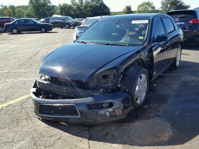2G1WD58C681339624 - 2008 CHEVROLET IMPALA SUP შავი ფოტო 2