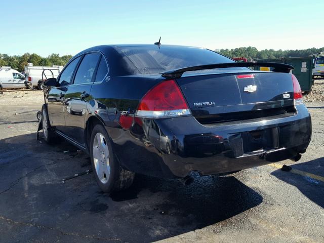 2G1WD58C681339624 - 2008 CHEVROLET IMPALA SUP შავი ფოტო 3