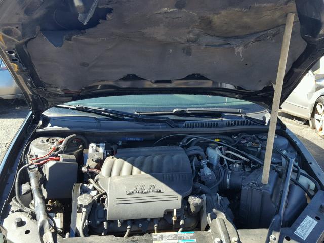 2G1WD58C681339624 - 2008 CHEVROLET IMPALA SUP შავი ფოტო 7