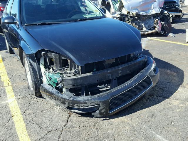 2G1WD58C681339624 - 2008 CHEVROLET IMPALA SUP შავი ფოტო 9