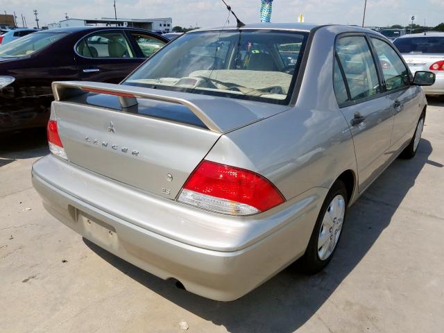 JA3AJ26E72U047181 - 2002 MITSUBISHI LANCER ES SILVER photo 4