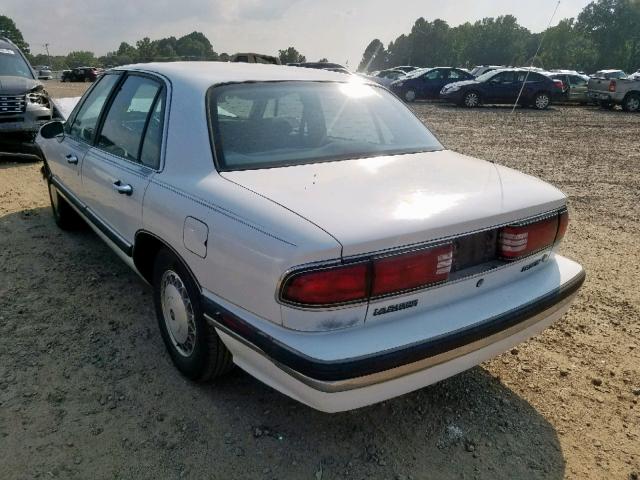 1G4HP52L9SH500208 - 1995 BUICK LESABRE CU WHITE photo 3