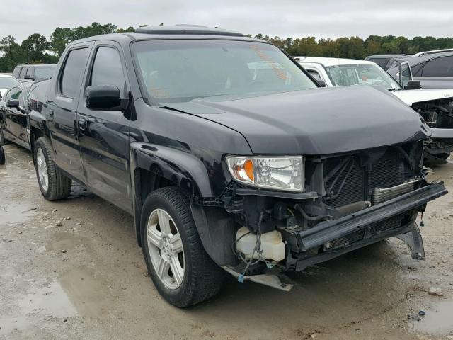 5FPYK1F54AB001636 - 2010 HONDA RIDGELINE BLACK photo 1