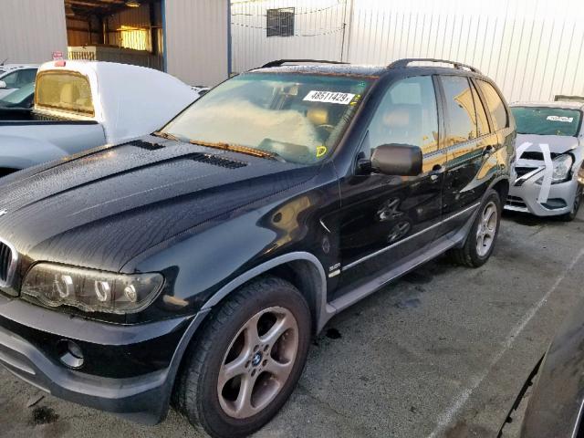 WBAFA53561LM67366 - 2001 BMW X5 3.0I BLACK photo 2