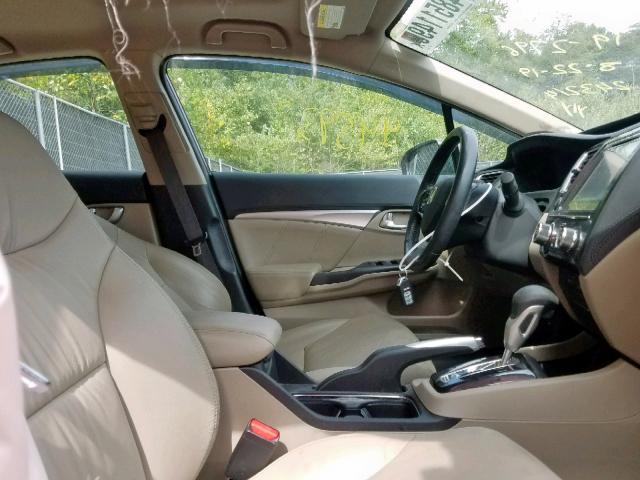 19XFB2F97FE243214 - 2015 HONDA CIVIC EXL Բորդո լուսանկար 5