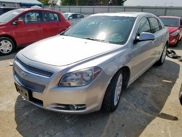1G1ZE5E05CF176857 - 2012 CHEVROLET MALIBU LTZ ვერცხლისფერი ფოტო 2