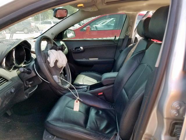 1G1ZE5E05CF176857 - 2012 CHEVROLET MALIBU LTZ ვერცხლისფერი ფოტო 5