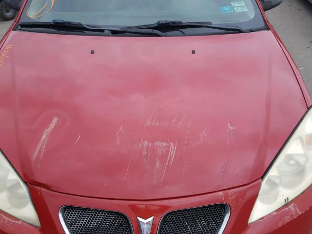 1G2ZF55B164202283 - 2006 PONTIAC G6 SE RED photo 7