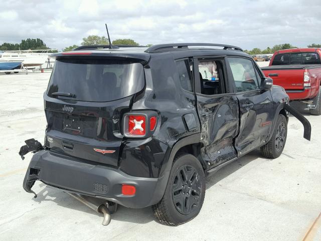 ZACCJBCB7JPH64488 - 2018 JEEP RENEGADE T BLACK photo 4