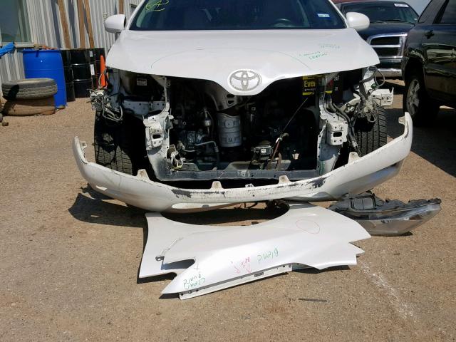 4T3BA3BB0AU016685 - 2010 TOYOTA VENZA WHITE photo 9