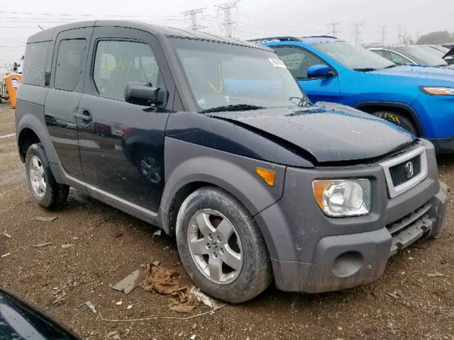 5J6YH17584L011846 - 2004 HONDA ELEMENT EX BLACK photo 1