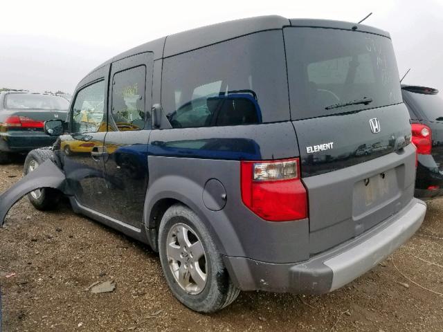 5J6YH17584L011846 - 2004 HONDA ELEMENT EX BLACK photo 3