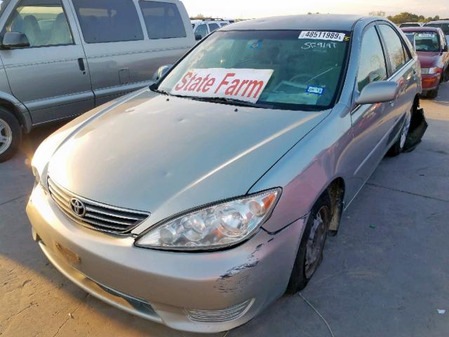 4T1BE32K55U587771 - 2005 TOYOTA CAMRY LE SILVER photo 2