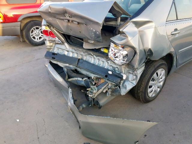 4T1BE32K55U587771 - 2005 TOYOTA CAMRY LE SILVER photo 9
