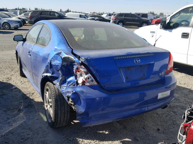 JTKDE167460137862 - 2006 TOYOTA SCION TC 蓝色 照片 3
