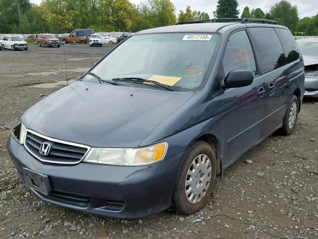 5FNRL18544B112134 - 2004 HONDA ODYSSEY LX GRAY photo 2