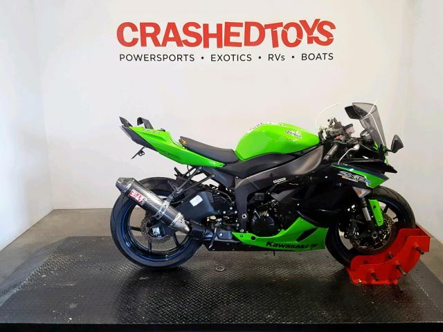 JKAZX4R10CA034793 - 2012 KAWASAKI ZX600 R GREEN photo 1