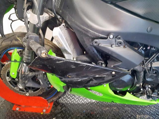 JKAZX4R10CA034793 - 2012 KAWASAKI ZX600 R GREEN photo 11