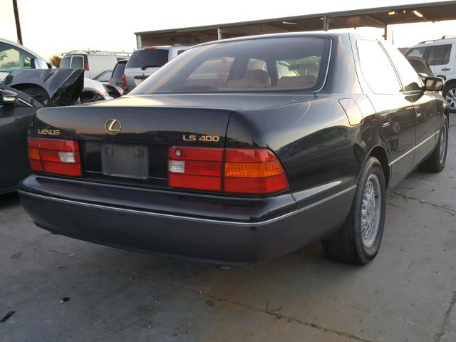 JT8BH28F4W0100132 - 1998 LEXUS LS 400 BLACK photo 4