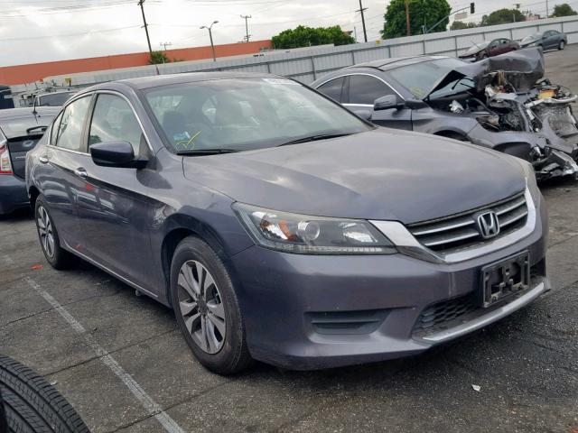 1HGCR2F38FA204419 - 2015 HONDA ACCORD LX GRAY photo 1