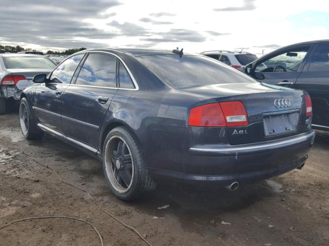 WAUML44E85N002592 - 2005 AUDI A8 L QUATT CHARCOAL photo 3