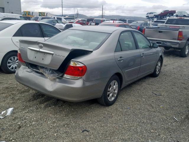 4T1BE32K55U971520 - 2005 TOYOTA CAMRY LE SILVER photo 4