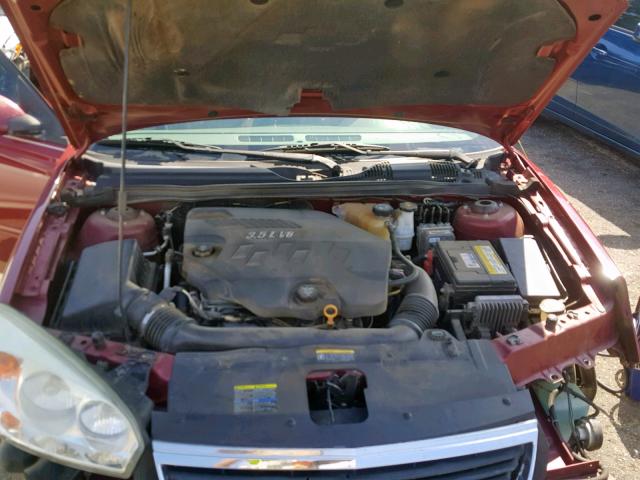 1G1ZT68N87F196741 - 2007 CHEVROLET MALIBU MAX 红色 照片 7