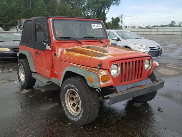 1J4FY29P2VP431480 - 1997 JEEP WRANGLER / RED photo 1