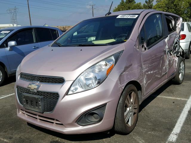 KL8CB6S95DC577139 - 2013 CHEVROLET SPARK LS PURPLE photo 2