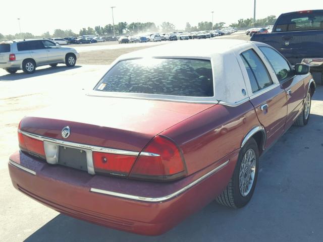 2MEFM74W62X636995 - 2002 MERCURY GRAND MARQ RED photo 4