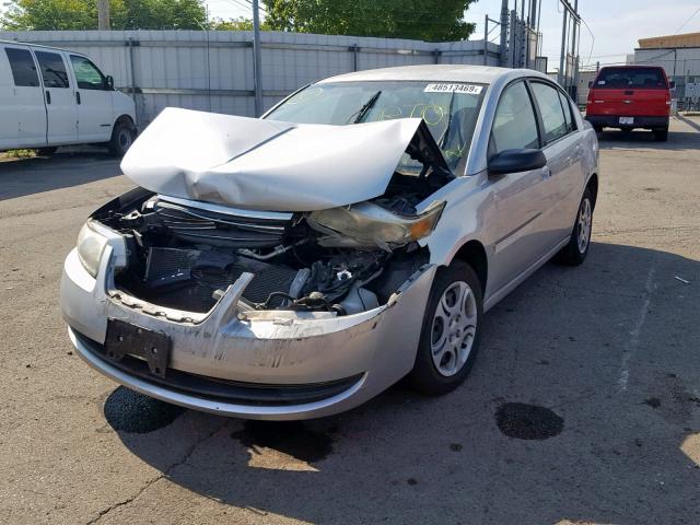 1G8AJ52FX5Z127383 - 2005 SATURN ION LEVEL SILVER photo 2