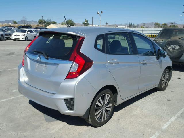 JHMGK5H73GX036496 - 2016 HONDA FIT EX SILVER photo 4