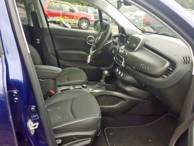 ZFBCFYCB1HP516588 - 2017 FIAT 500X TREKK BLUE photo 5