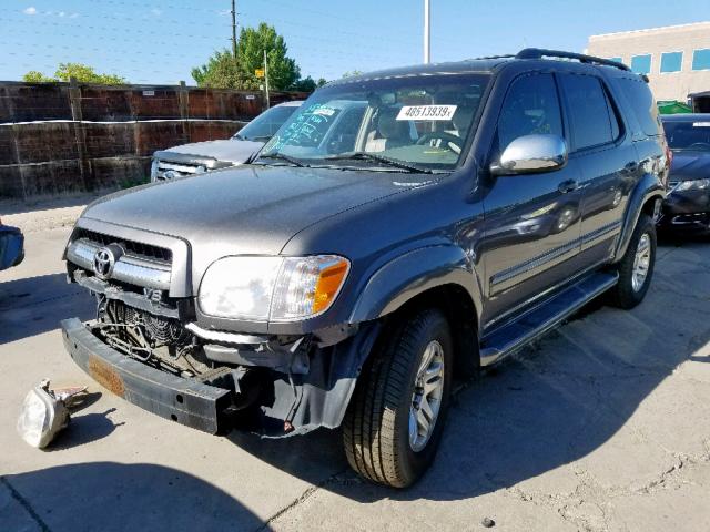 5TDBT48A87S280925 - 2007 TOYOTA SEQUOIA LI GRAY photo 2