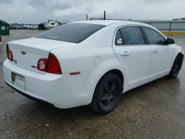 1G1ZA5EK4A4165614 - 2010 CHEVROLET MALIBU LS 白色 照片 4