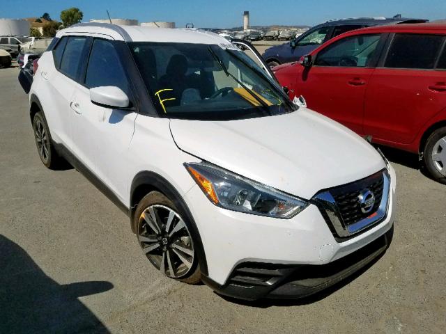 3N1CP5CU1JL530683 - 2018 NISSAN KICKS S WHITE photo 1