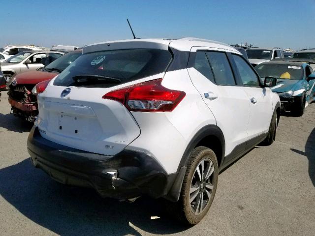 3N1CP5CU1JL530683 - 2018 NISSAN KICKS S WHITE photo 4