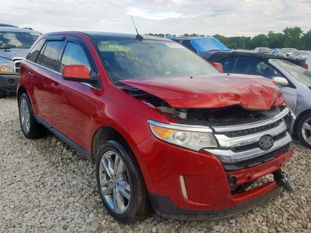 2FMDK3KC7BBA04662 - 2011 FORD EDGE LIMIT RED photo 1