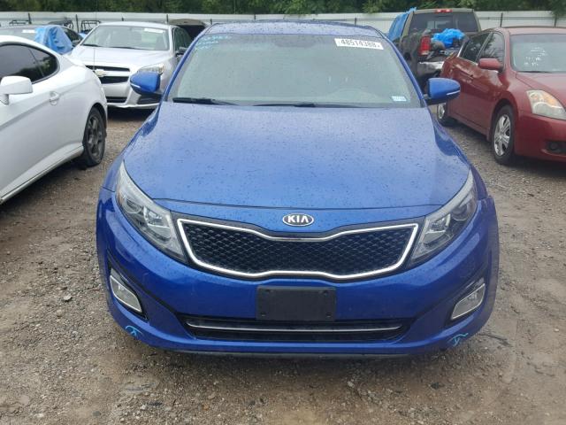 5XXGR4A73EG286780 - 2014 KIA OPTIMA SX BLUE photo 9