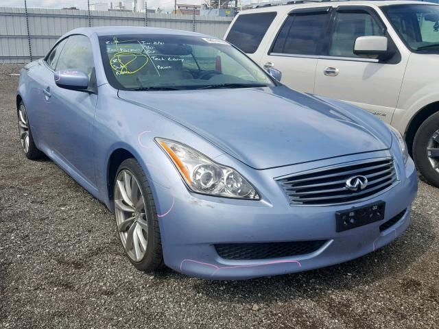 JN1CV6FE0AM351203 - 2010 INFINITI G37 BASE BLUE photo 1