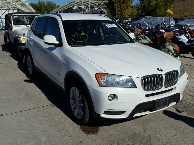 5UXWX9C5XD0D07717 - 2013 BMW X3 XDRIVE2 WHITE photo 1