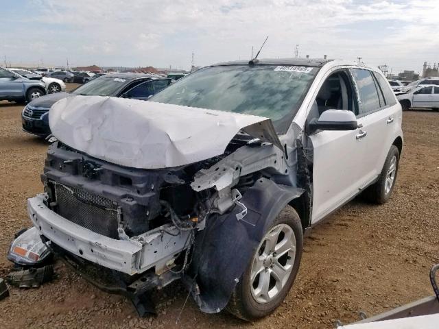 2FMDK4JC5BBB47522 - 2011 FORD EDGE SEL SILVER photo 2