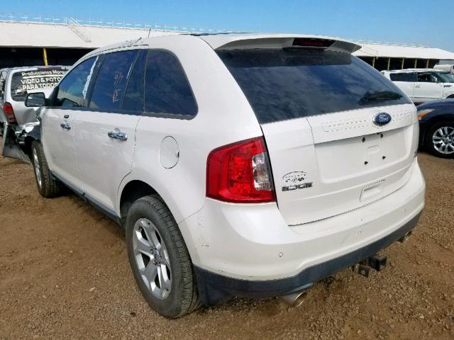 2FMDK4JC5BBB47522 - 2011 FORD EDGE SEL SILVER photo 3