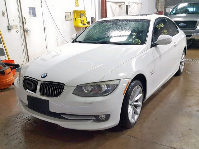 WBAKF9C54BE619402 - 2011 BMW 335 XI WHITE photo 2