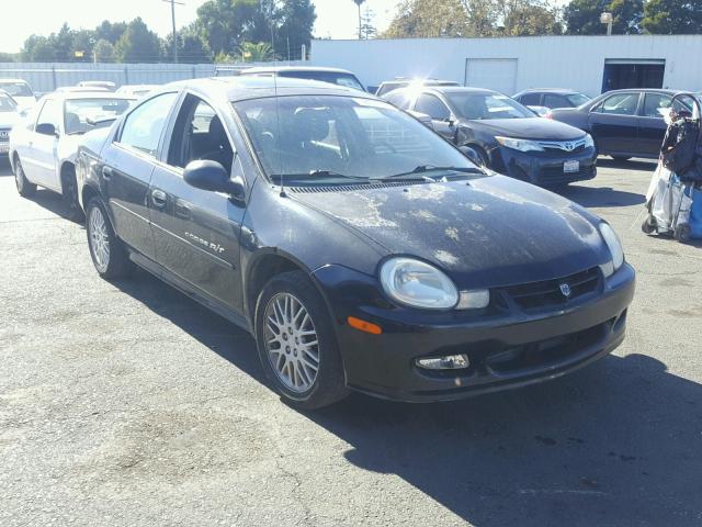 1B3ES46F41D290807 - 2001 DODGE NEON R/T BLACK photo 1