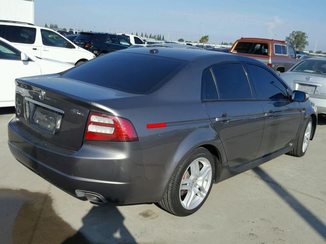 19UUA66278A017475 - 2008 ACURA TL GRAY photo 4