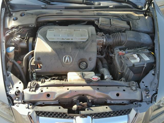 19UUA66278A017475 - 2008 ACURA TL GRAY photo 7