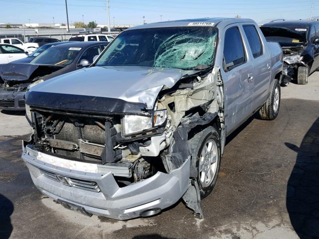 2HJYK16516H518561 - 2006 HONDA RIDGELINE SILVER photo 2